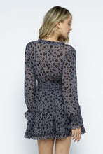 Load image into Gallery viewer, Charcoal Floral Textured Dress
