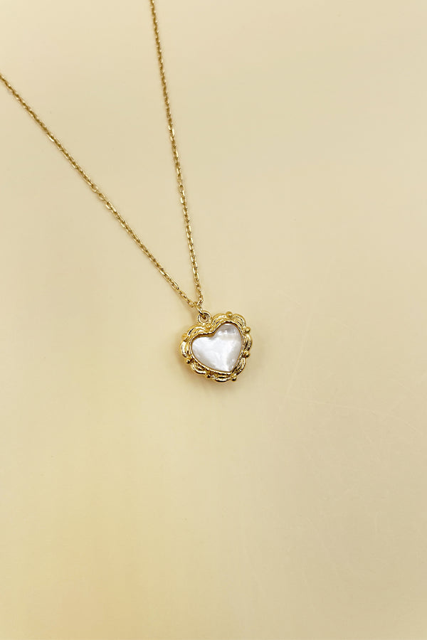 Love Heart Shaped Pendant Necklace