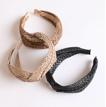 Load image into Gallery viewer, Basketweave Twist Headband
