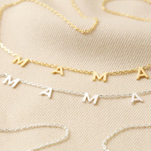 Load image into Gallery viewer, MAMA Chain Necklace- Gold or Silver
