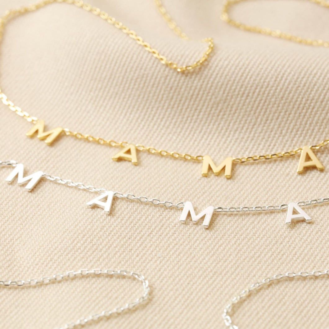 MAMA Chain Necklace- Gold or Silver